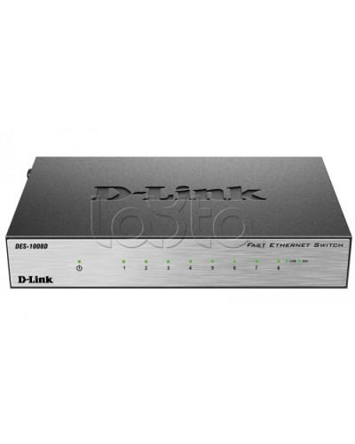 Коммутатор D-Link DES-1008D/L2B в Элисте Коммутаторы Pintop.ru
