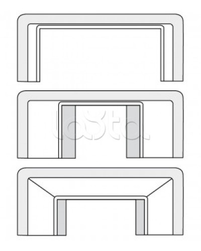 Набор адаптеров для миниканалов DKC 10133 в Элисте Аксессуары для кабель-канала Pintop.ru